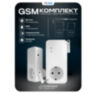 Комплект GSM - Розетка Simpal T4001V2 (1 ведущая + 1 ведомая) работа по расписанию, датчик температу